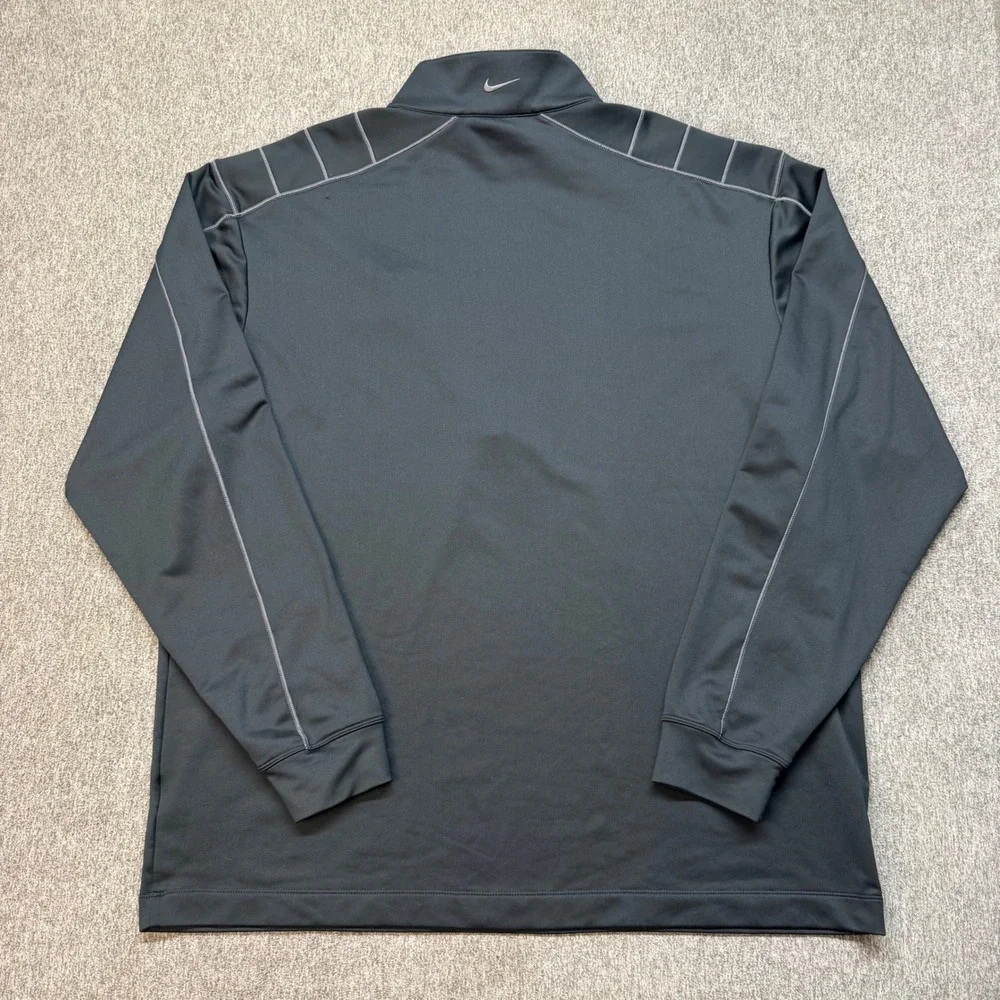 Nike Golf John Deere Dri-FIT 1/4 Zip Pullover Black Mens XXL 354060-010